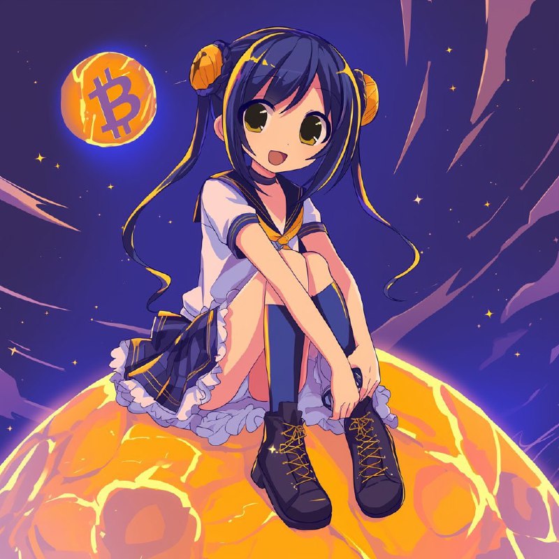Bitcoin-chan concept